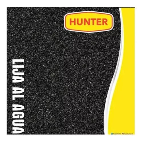 Lija De Al Agua En Hojas Hunter Lija Al Agua 400 Gr. De 1 X 25 Unidades