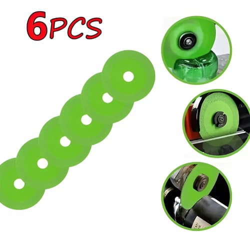 6 Discos Para Cortar Vidrio Cerámico Ultra Fino Color Verde