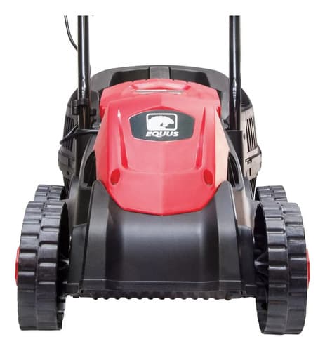 Cortadora De Césped Eléctrica Con Bolsa 1200w Equus Rojo Naranja