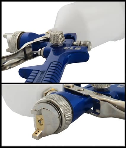 Pistola Eléctrica Para Pintar Gravedad Kld Kld3025 De 600ml