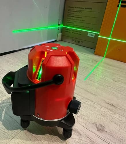 Nivel Laser Equus, 5 Lineas, Diodo Verde, Bateria Recargable