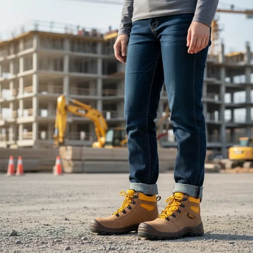 Botas De Seguridad Ingco Ssh02sb Marroon 40 Uy