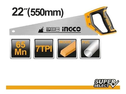 Serrucho 22'' Hhas08550 Ingco
