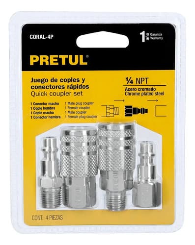 Juego De Acoples Y Conectores Pretul 27020