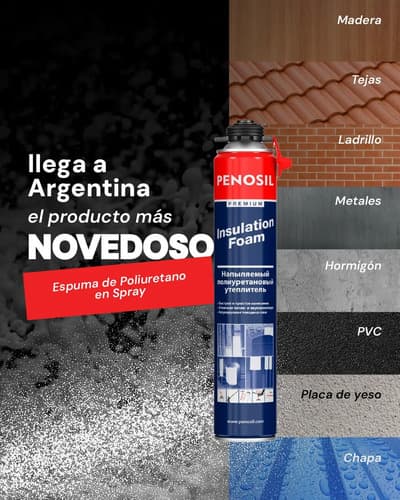 Caja X 12 Penosil Espuma Proyectable Aislacion Termoacustica