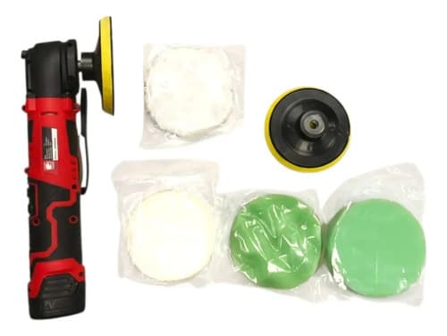 Pulidora De Auto Inalámbrica Equus A Bateria Equus Qm7304 Smf Negro/rojo