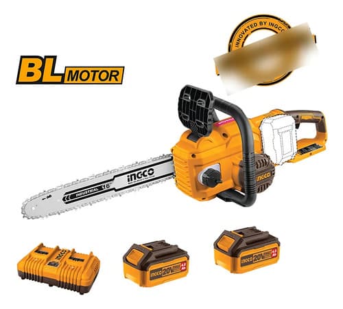 Motosierra A Bateria 40v P20s 16 C/bat C/carg Ingco Color Amarillo