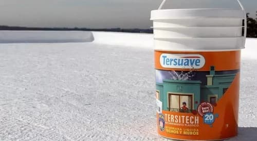 Membrana Líquida Tersuave Elástica Para Techos Y Muros De 4 L En Blanco Mate