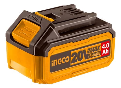 Pulidora Rotoorbital Ingco 20v P20s Ingco Sin Escobillas Con Batería Naranja