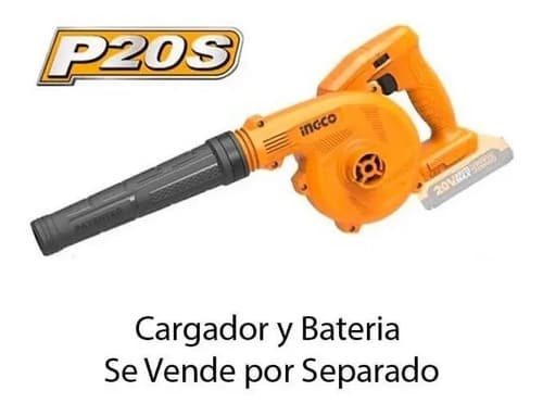 Sopladora A Batería Ingco Cabli20018 P20s Sin Bateria Sin Cargador Naranja