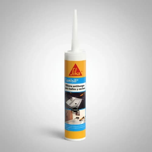Sika Sanisil Silicona Antihongos Para Baños Y Cocinas Blanco