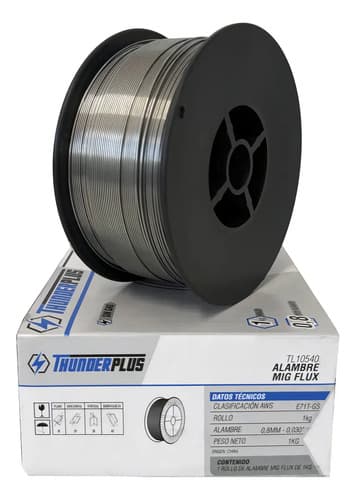 Alambre Flux Acero Azul Calibre 8 Espesor 0.8mm Soldadura 3kg