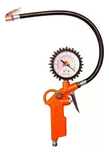Juego Compresor Lüsqtoff Para Pintar - Kit 5 Piezas Color Negro Naranja