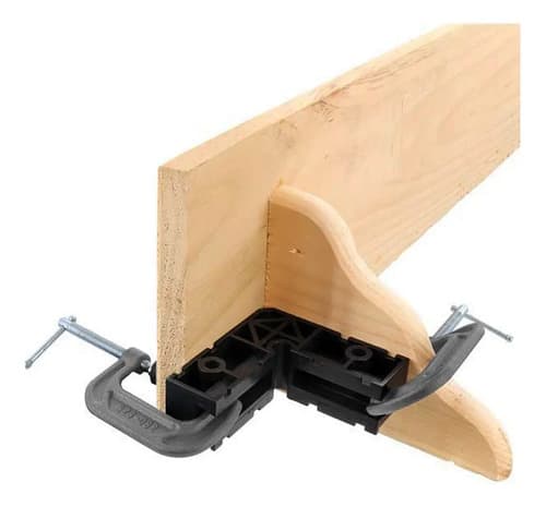 Escuadra De Sujeción Milescraft Clampsquare De Abs Para Carpintería  Pack De 2 (10 Cm)
