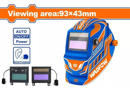 Careta Soldar Fotosensible Con Regulador Wadfow Wwh3502 Azul Terminator