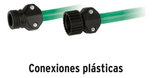 Manguera Para Jardín De Pvc 10 M X 1/2  Con Pistola De Riego Verde Verde Claro