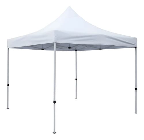 Gazebo Plegable Impermeable 3x3 Metros Estructura Unilux Color Blanco Fácil De Armar