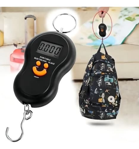 Balanza Digital De Gancho Para Equipaje Y Pesca De 50 Kg Clicshop Sujeto