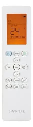 Aire Acondicionado Smartlife Inverter 18000btu Wifi Gas Eco Color Blanco