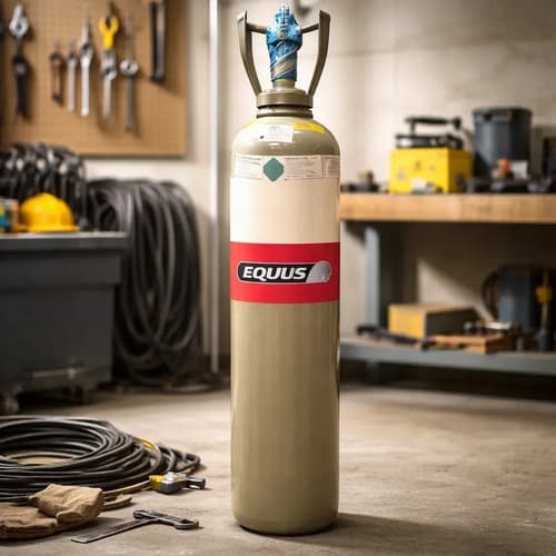 Solda Equus Pack 4: Tubo 2 Mts 3 Cubicos, Manómetro, Carro