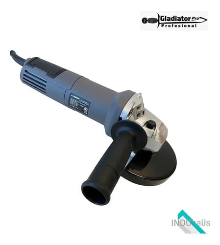 Amoladora Angular Gladiator Pro Aa 615/5 De 50 Hz/60 Hz Color Gris Oscuro 800w Con 1 Llave