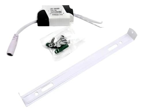 Plafón De Techo Panel Led 18w Circular 20cm Luz Fría Blanco