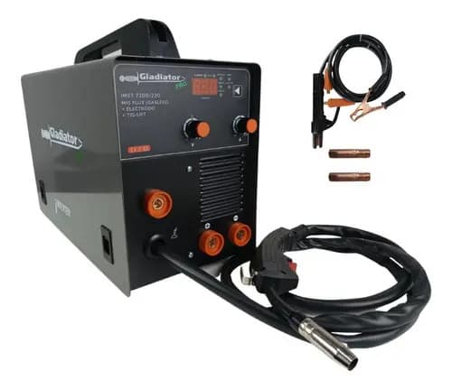 Soldadora Inverter Mig-mag/electrodo/tig 200a Gladiator Pro