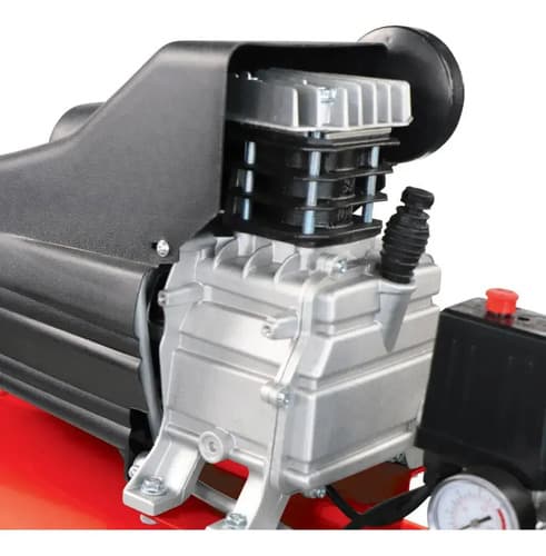 Compresor 2.5hp 50 Lts Equus, 24 Meses De Garantia Rojo 220v Monofásica