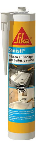 Sika Sanisil Silicona Antihongos Para Baños Y Cocinas Blanco