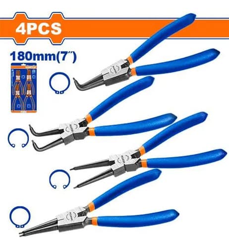 Set 4 Pinzas Saca Seguros Wadfow Wps2604