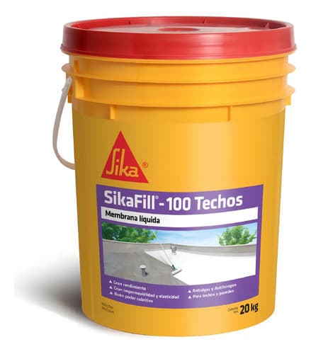 Sika Sikafill-100 Techos Membrana Líquida Blanco Satinado