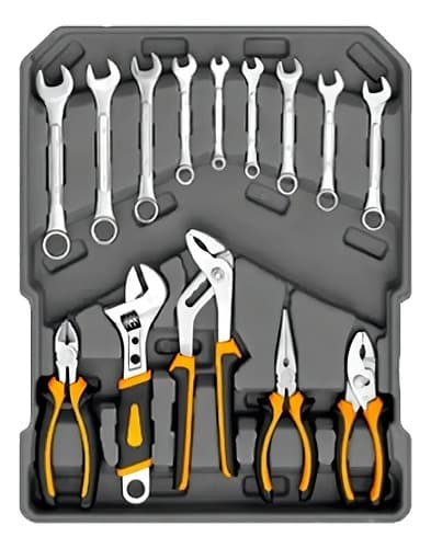 Maletín Portátil Set De Herramientas Lusqtoff 245 Pz Juego