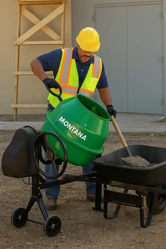 Hormigonera Montana De 180 Litros - 650 Watts