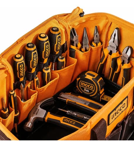 Bolso Ingco Htbg10 16  Reforzado Naranja Claro