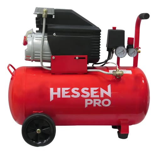 Compresor 50lts 2.0hp Hessen Pro 1 Año De