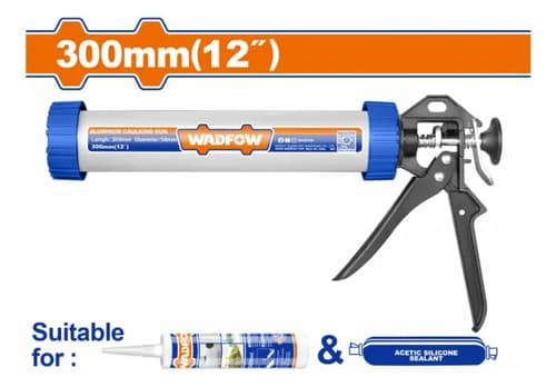 Pistola De Aplicar Silicona 12 Aluminio Wcg5312