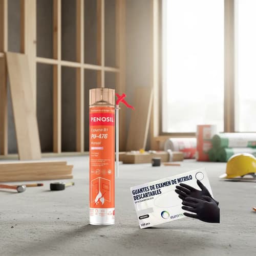 Espuma Ignífuga Penosil 476 B1 Resistente Cortafuego Color Rosa