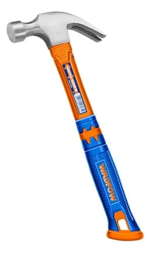 Martillo Uña Recta, Mango Fibra De Vidrio Wadfow
