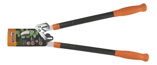 Tijeras De Podar Tramontina Tipo Bypass En Acero 46,5 A 78,5 Negro Naranja