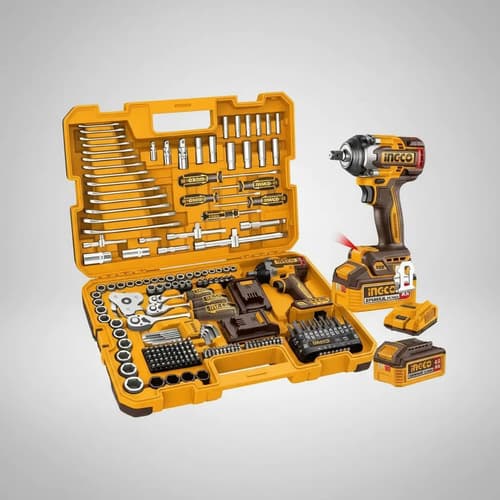 Set 172 Herramientas Combinadas Llave Impacto Bateria Ingco