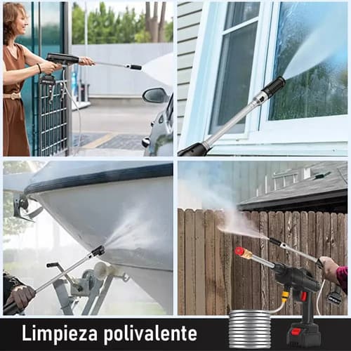Hidrolavadora/hidrolavadora Inalambrica Portatil Electrica Negro