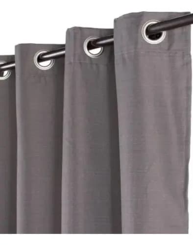 Cortina De Tela Black Out 140 X 220 Cm Gris
