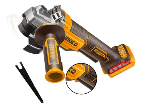 Amoladora A Bateria P20s 4 1/2 Brushless S/bateria Color Amarillo