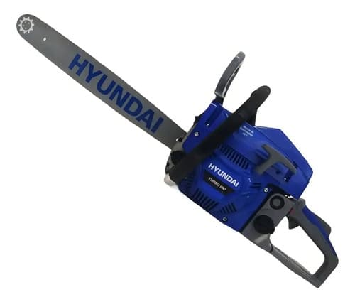 Motosierra A Nafta Hyundai 52cc Azul Rey Turbo 600 2.5hp