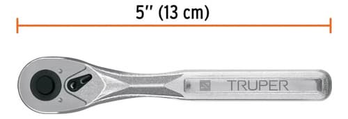 Llave Estructurada Truper M-1472 Color Plateado Con Acabado Cromado 13cm