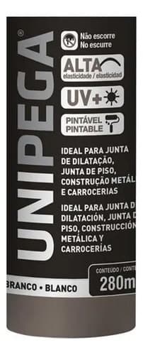 Pegamento Líquido Sellador Unipega Pu40, Blanco Mate De 280 Cc