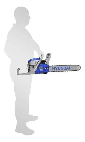 Motosierra Hyundai Manual 20 PuLG 2.6hp Turbo600 Color Azul