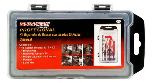 Insertos De Rosca - M12 X 1.5 - Kit X15 | Eurotech