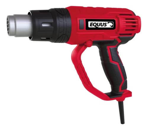 Pistola De Calor Equus 3 Niveles De Temperatura 2000w 600° Color Rojo