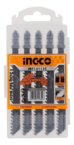Kit 15 Sierras Madera Para Caladora Ingco Jbt15111c